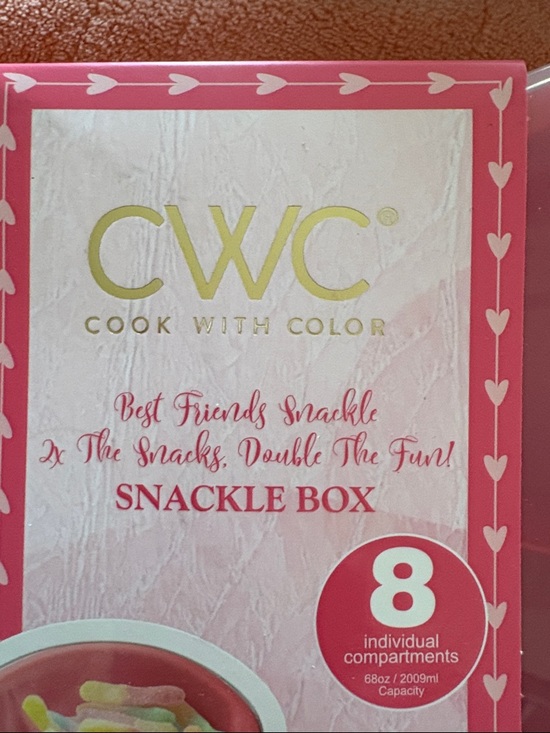 CWC Cook With Color Pink Snackle Box - 'Snackle Box' - Picture 2 of 4
